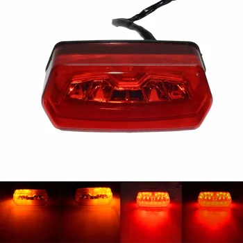 LED Brzdové zadné Svetlo Integrované Svetlá Otočte Signálneho svetla Červená Vodotesný Pre Honda MSX/Grom125 CB 650 F CTX 700-