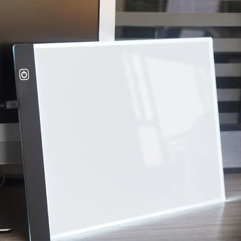 LED Diamond Maľovanie Light Pad Lightpad Rada,LED svetelné kópiu LED maliarska doska led tretej úrovne stmievanie,USB rozhranie