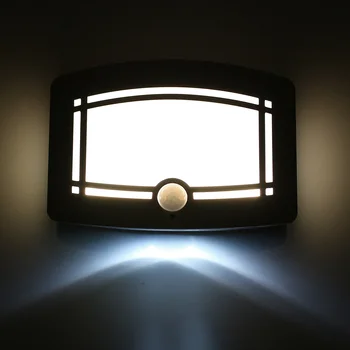 LED Hliníkové Prípade Bezdrôtový Držať Pohybový Senzor Aktivovaný Batérie Prevádzkované Stenu Sconce Bodové Svetlá Chodba Nočné Svetlo