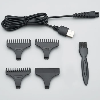 LED Nabíjacie Prenosné Účes Zastrihávač Retro Bar-ber Elektrické Hair Clipper, ktoré možno ľahko vytvárať rôzne účesy.