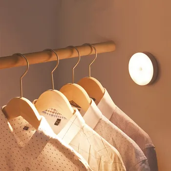 LED nočné svetlo bezdrôtová dotyková prepínač batérie kabinetu svetlo pre spálne, obývacia izba, šatník, chodba osvetlenie nočné lampy