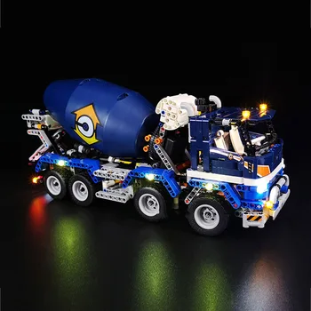 LED Osvetlenie Držiak Pre Techniku, miešačka Truck 42112 (LED Zahrnuté Len, Č Kit) Pre Deti Hračky - Diaľkové Ovládanie Verzia