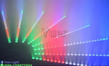 LED Panel 24x4W RGBW 4IN LED Steny Umývanie Super Veľké Svetlo Uhol DMX 512 Ovládacie Zariadenie Vhodné Disco DJ Sála Bar Dekorácie