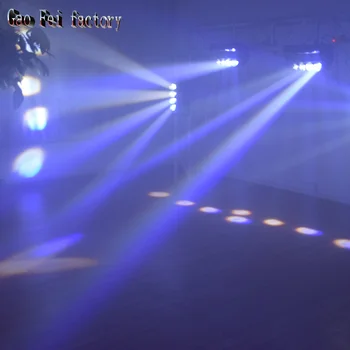 LED Pavúk Svetlo 8X12W 4In1 RGBW Lýra Mobile Lúč Vplyv Na Javisku, Nočný Klub, Disko Party