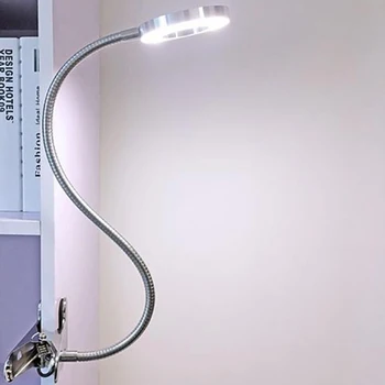 LED Prenosné Klip stolná Lampa USB Nabíjateľné Stmievanie Stôl Svetlo Ideálne pre Nočné Obočia, Tetovanie, Nechtový Umenia, Krásy, Lampa na Čítanie