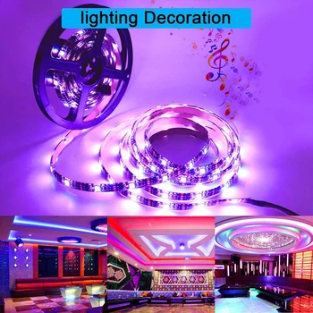 LED Pás RGB Svetla Led SMD Pásky 2835 5050 DC12V Vodotesný LED Svetlo 5/10/15m dióda Páska Flexibilné s diaľkovým