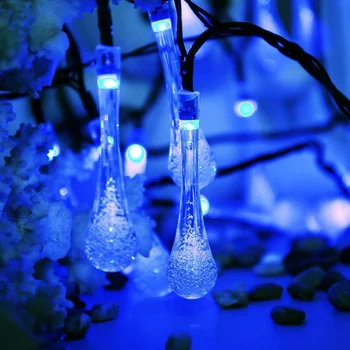 LED Reťazec Svetlo Kvapka Vody 2 M 20Balls Vianočné Osvetlenie RGB / Biela / Teplá Biela Slnečné Svetlo