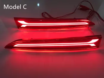 LED sprievodca Reflektor Chvost Zadný Nárazník Svetlo Brzdové signál lampa Pre Hyundai Solaris Prízvuk 2017 2018