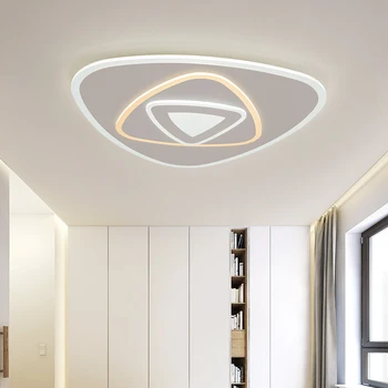 LED Spálňa stropné Osvetlenie Trojuholník Akryl Deti Izba Lampa Moderného krytý domov zariadenia AC90-260V štúdia reštaurácia osvetlenie