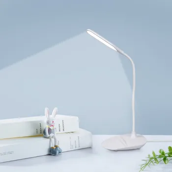 LED Stolná Lampa Dotykové Ovládanie 3 Režimy Jas Očí-starostlivosť LED stolná Lampa S USB Portom Držiaka Telefónu Pre Obývacia Izba