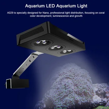 LED Touch Ovládania Morskej Vody Coral Svetla 10 Úrovne Stmievanie 30W Morskej Vody Coral Svetlo Vhodné pre 30-50 CM akvárium 110-220V