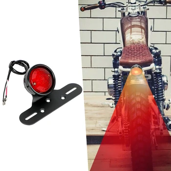 LEEPEE VIEDOL Motocykel Chvost Brzda Stop Svetlo Moto Zadné Svetlá zadné svetlo Cafe Racer