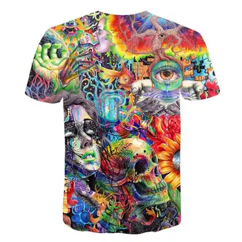 Legrační Fyziky Vzorec Matematika T shirt 3D Tlač O-výstrihom pánske T-shirts 3D Voľné Streetwear Značky Geek Tričko košele Mužov