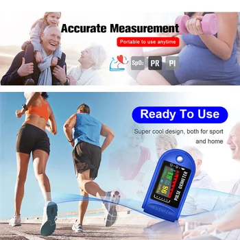Lekárske Domácich Digitálnych Prst Pulzný Oximeter Saturácie Kyslíka v Krvi, Merač tepovej frekvencie Zdravotnej Starostlivosti tonometer +taška