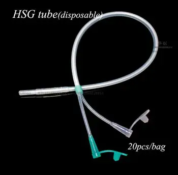 Lekárske Gynaecolog nástroj Hydrotubation Bagre trubice spotrebný spôsob materail dvojité hlavu Fallopian trubice Maternice Röntgen rúry