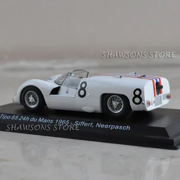 LEO Modely, Hračky, 1:43 Vintage Pretekárske Vozidlo Maserati Tipo 65 24h le Mans 1965 Replika Zbierky