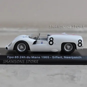 LEO Modely, Hračky, 1:43 Vintage Pretekárske Vozidlo Maserati Tipo 65 24h le Mans 1965 Replika Zbierky