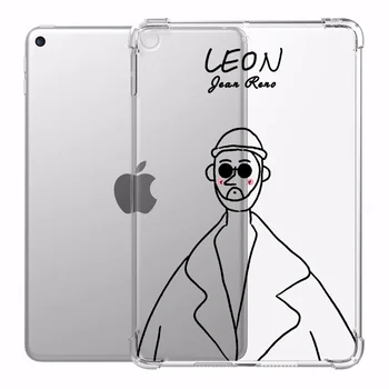 Leon Film Anti-jeseň Jasný Prípad Pre iPad Vzduchu 2019 3 2 9.7 Mini 4 2 3 5 Mäkké TPU Silikónový Kryt pre iPad Air Pro 10.5 11 12.9 Prípade