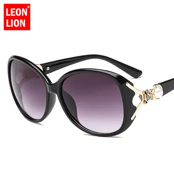 LeonLion 2021 Klasické Luxusné Ženy Slnečné Okuliare Veľký Rámik Lady Slnečné Okuliare Retro Plastové Nakupovanie Oculos De Sol Feminino