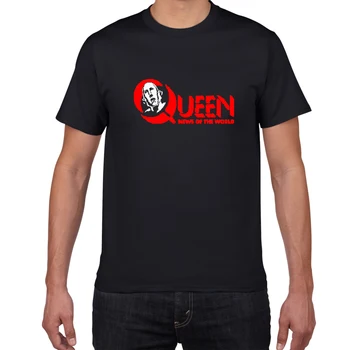 Lesk Rockovej Kapely Queen T Shirt Mužov Cool streetwear Pop rock T-shirt mužov Leto, Bavlna, Ťažké Skalné Vrcholy tees oblečenie mužov