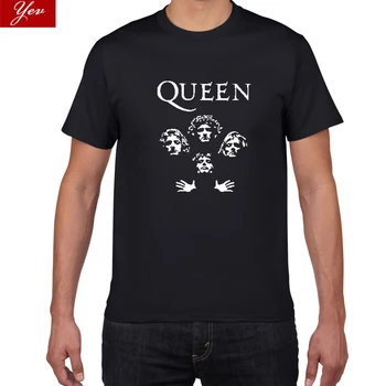 Lesk Rockovej Kapely Queen T Shirt Mužov Cool streetwear Pop rock T-shirt mužov Leto, Bavlna, Ťažké Skalné Vrcholy tees oblečenie mužov