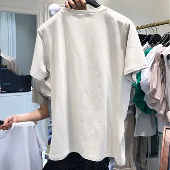Letné Bowknot Ženy T-shirt 2020 kórejský Štýl Biela Roztomilý Módne Krátke Sleeve Tee Topy Bežné Jednoduché Janpanese T-shirts Kawaii