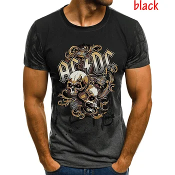 Letné Mužov Krátky Rukáv T-Shirt Plus Veľkosť Tričko Kovové Rocková skupina Black Ice Tlač 3D Hip Hop T-shirt Veľkosť 110-6Xl 2020