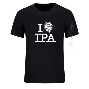 Letné Značku Oblečenia Milujem IPA O Neck T Shirt Mužov Pivo Tričko Bežné Bavlna Zábavné Pivo Mans Pale Ale T-Shirt IPA Plus Veľkosť