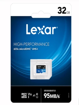 Lexar 633X 95mb/s, Micro SD TF 32GB/64GB/128GB/256 GB/512 gb diskom SDXC SDHC Pamäte MINI TF Card Reader Uhs-1 Pre Drone Gopro Šport