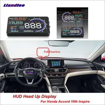 Liandlee Auto Head Up Displej HUD Pre Honda Accord 10. Inšpirovať 2017-2018 Dynamické Jazdné Počítač, Projektor Obrazovke Detektor