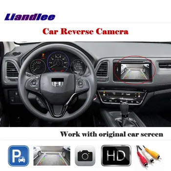 Liandlee Auto Spätného Chodu Parkovacia Kamera Pre Honda HRV HR-V Vezel 2013~2017 Zobrazenie / Zozadu Zálohy Cúvaní Kamera