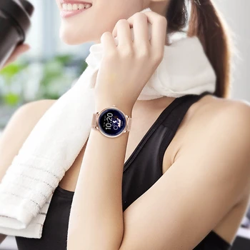 LIGE 2020 Nové Inteligentné Hodinky Ženy Fyziologické Srdcovej frekvencie Monitorovanie Krvného Tlaku Pre Android IOS Vodotesný Dámy Smartwatch