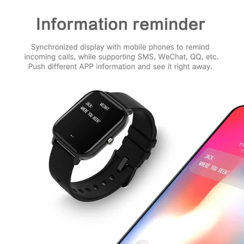 LIGE 2020 Nové P8 1,4 Palca Smartwatch Mužov plne Dotykový Multi-Sport Režim Srdcového rytmu Pánske hodinky Pre iOS Android Smart Hodinky Ženy