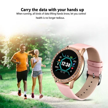 LIGE 2020 Nový Farebný Displej Smart Kapela pozerať na Ženy, Fitness Tracker Vodotesný náramok Krvný Tlak Ženy Smartwatch pre Xiao