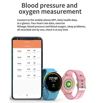 LIGE 2020 Ženy, Smart Hodinky Multi-sport Fitness Srdcovej frekvencie Kyslíka v Krvi, nepremokavé Plný dotykový displej Dámy Smartwatch Ženy