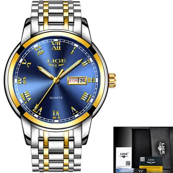 LIGE Japan Quartz dámske Hodinky Módne Žena Náramkové hodinky Švajčiarsko, Luxusné Značky reloj mujer Nepremokavé Ženy Náramok Hodiniek
