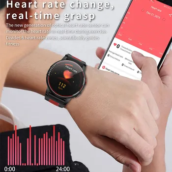 LIGE Nové Inteligentné Hodinky Mužov IP68 Nepremokavé Športové Ženy Bluetooth Smartwatch Fitness Sledovanie Tepovej frekvencie Pre Android IOS