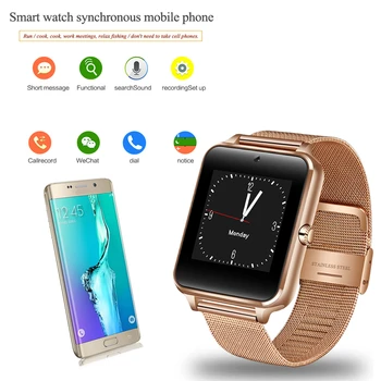 LIGE Náramkové Hodinky Bluetooth Smart Hodinky Šport Krokomer S SIM, Fotoaparát Smartwatch Pre Android Smartphone Reloj inteligente+Box