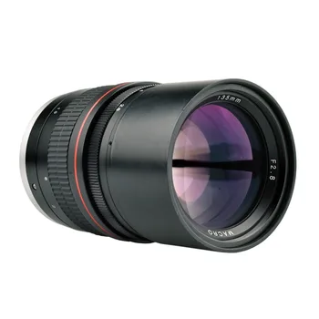 Lighdow 135 mm F2.8 Teleobjektív Objektív pre Canon 6D 6DII 7DII 77D 760D 800D 70 D 80D 5DIV 5DIII Nikon D3400 D5300 D760D Kamery