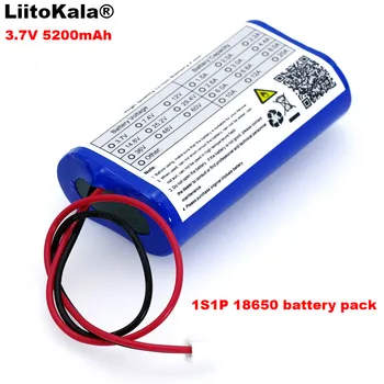 LiitoKala 3,7 V 5200mAh Lítia 18650 Batériu Rybárske LED Svetlo Bluetooth Reproduktor 4.2 V Núdzových DIY batérie+komã © tou je 2p plug