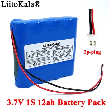 Liitokala 3,7 V Lítia 18650 Batériu 12000mAh Rybárske LED Svetlo Bluetooth Reproduktor 4.2 V Núdzových DIY batérie s PCB
