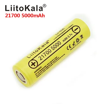 LiitoKala Lii-50E 21700 5000mA 35A Li-ion Batéria Discharger 3,7 V Batéria Cigarety Elektronické Batérie A Energie-Batéria Nástroje
