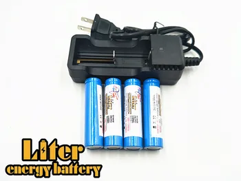 Liter energie batérie 16650 3,7 V 1800MAH Nabíjateľná Li-ion batéria + Cestovné Nabíjačky Môžu byť použité na LED Baterka
