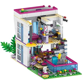 Livi Domu, Budovy Kompatibilné Legoinglys Priateľ pre Dievčatá Údaje Tehly Vzdelávacie Hračky Unisex Self-locking Tehly Plastové
