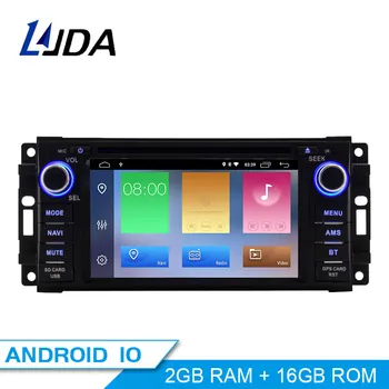LJDA Android 10 autorádio, Multimediálne DVD, GPS Pre Dodge RAM 1500 Chrysler Sebring Jeep Compass Veliteľ Grand Cherokee Wrangler