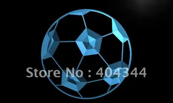 LK426 - Futbalový Klub Displej Športové NOVÝ LED, Neónové Svetlo, Prihláste domova remeslá