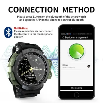 LOKMAT SmartWatch Šport Krokomer Bluetooth 50M Nepremokavé Informácie Pripomienka Digitálne Mužov Smart Hodinky Pre Ios A Android