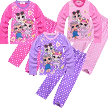 Lol Prekvapenie Bábiky a Dievčenské Sukne T-shirt 2ks Nastaviť Deti Batoľa Oblečenie Baby Dievča, Sukne, Šaty, Oblečenie Dieťa Princezná Šaty