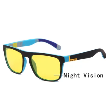 LongKeeper Night Vision Okuliare Muži Ženy Polarizované slnečné Okuliare Žlté Šošovky Anti-Glare Okuliarov Jazdy Slnečné Okuliare UV400 Okuliare