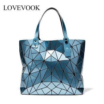 Lovevook ženy, luxusné kabelky tašky módny návrhár tašky cez rameno, pre dámy 2020 veľké tote tašky pre prácu geometrický vzor